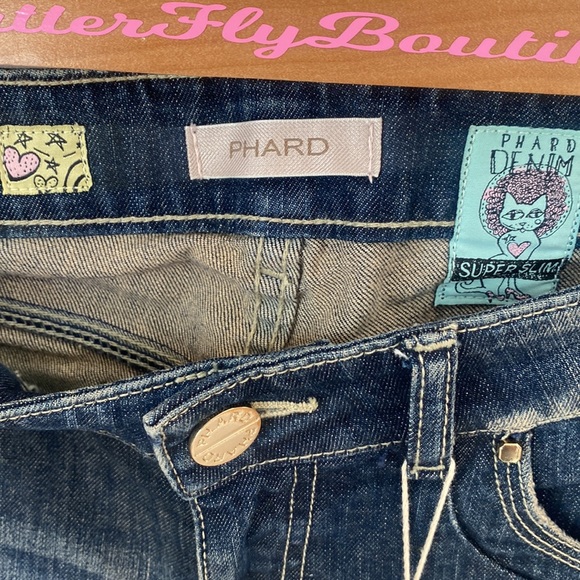 (A8) Phard Denim Super Slim Jeans, Size 27, NWT - Picture 4 of 10